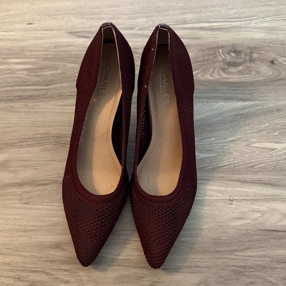 Charles By Charles David Burgundy Heels
